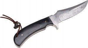 Yermos NÓŻ MYŚLIWSKI Taktyczny WOJSKOWY KABURA wzór DAMAST N579 4