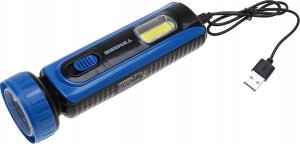 Latarka Yermos LATARKA SOLARNA Akumulatorowa Ładowana USB COB LED 1W SOLAR 2220 6