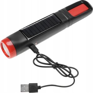 Latarka Yermos LATARKA SOLARNA Akumulatorowa Ładowana USB SMD LED 1W SOLAR 2221 4