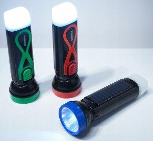 Latarka Yermos LATARKA SOLARNA Akumulatorowa Ładowana USB SMD LED 1W SOLAR 2222 6