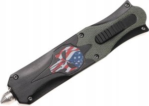 Yermos NÓŻ MYŚLIWSKI Sprężynowy SZTYLET Składany OTF WYSUWANY N584 3