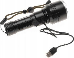 Yermos LATARKA P90 LED Taktyczna Mocna SOS USB ZOOM POWERBANK 1181 5