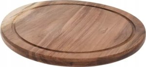 Deska do krojenia Excellent Houseware Deska do krojenia drewniana akacja, okrągła, Ø 25 cm 1