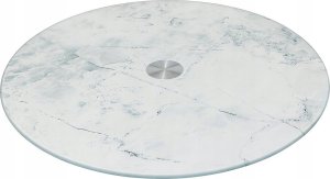 5five Taca obrotowa szklana, efekt marmuru, Ø 32 cm 1