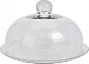Excellent Houseware Szklana patera na ciasto z kloszem, Ø 30 x 17 cm 1