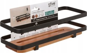 5five Półka pod prysznic bez wiercenia BLACKACIA, 25,5 x 10 x 8 cm 4