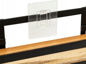 5five Półka pod prysznic BLACKACIA, bez wiercenia, 25,5 x 15,5 x 30 cm 6