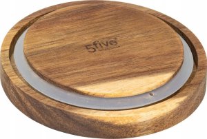 5five Szklany słoik z drewnianą pokrywką HARMONY, 3 l 3