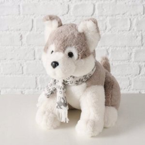 Boltze Home Pluszowy piesek w szaliku BELLO, 28 cm 6