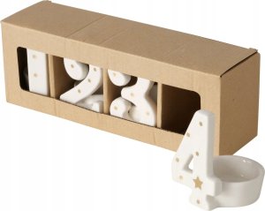 Boltze Home Świeczniki adwentowe z cyframi NUMERO 15