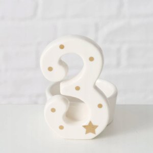 Boltze Home Świeczniki adwentowe z cyframi NUMERO 7