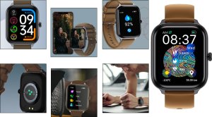 Smartwatch IMIKI Smart Watch IMIKI ST1 Brown 3