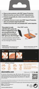 SBS Mobile Szkło hartowane SBS Tempered Glass D3O z ramką do iPhone 16 Plus / iPhone 15 Plus 3