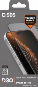 SBS Mobile Szkło hartowane SBS Tempered Glass D3O z ramką do iPhone 16 Pro 2
