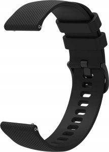 Pasek silikonowy do Huawei Watch GT2 / GT3 42mm - czarny 2