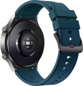 Pasek silikonowy do Huawei Watch GT 2/3/4/2 Pro/3 Pro/4 Pro/GT 2e 46mm - ciemnozielony 1
