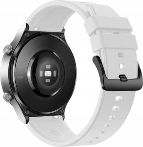 Pasek silikonowy do Huawei Watch GT 2/3/4/2 Pro/3 Pro/4 Pro/GT 2e 46mm - biały 1