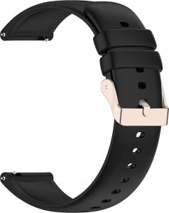 Pasek silikonowy do Xiaomi Mi Watch / Amazfit GTR 47mm - czarny 1