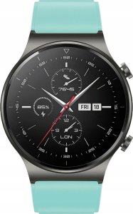Pasek silikonowy do Huawei Watch GT 2/3/4/2 Pro/3 Pro/4 Pro/GT 2e 46mm - jasnozielony 3
