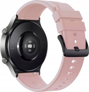 Pasek silikonowy do Huawei Watch GT 2/3/4/2 Pro/3 Pro/4 Pro/GT 2e 46mm - pudrowy 1