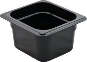 Multi Kantine Cambro 1/6GN 1.5L 17.6x16.2x10cm Polycarbonat Sort,stk 2