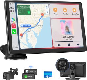 Radio samochodowe Radioodtwarzacz samochodowy Avylet RC07 Bluetooth Auto Carplay 1-DIN 4K 9" 1