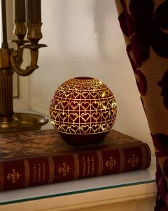 Dekoracja świąteczna Sirius Sirius Frida Glaskugle - Bordeaux - Ø 12 cm 2