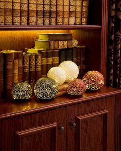 Dekoracja świąteczna Sirius Sirius Frida Glaskugle - Bordeaux - Ø 12 cm 3