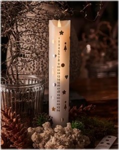 Dekoracja świąteczna Sirius Sara Kalenderlys 2