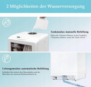 Zmywarka Singlehomie DEDW-Q01 Mini zmywarka do naczyń 6 programów 5L wolnostojąca 2