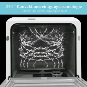 Zmywarka Singlehomie DEDW-Q01 Mini zmywarka do naczyń 6 programów 5L wolnostojąca 6