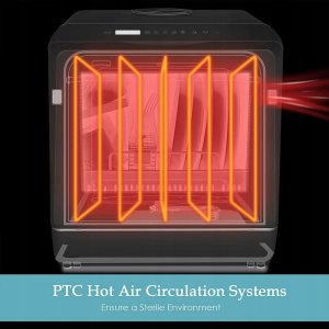 Zmywarka Singlehomie DEDW-Q01 Mini zmywarka do naczyń 6 programów 5L wolnostojąca 8