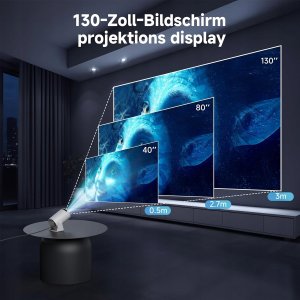 Projektor Polocsh HY300 Pro mini projektor Full HD 720P WiFi do telefonów/PC/PS5/Xbox 6