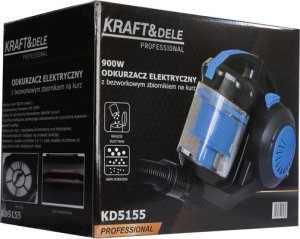 Odkurzacz Kraft&Dele Odkurzacz elektryczny -  bezworkowy 900W KD5155 4