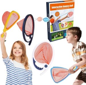 Sferazabawek GRA PROCO ŁAPACZ PALETKI ZRĘCZNOŚCIOWA CATCH BALL GRA RZUCAJ ŁAP PALETKI + PIŁKA BADMINTON NOWOCZESNY DYSK DO GRY RAKIETY 1
