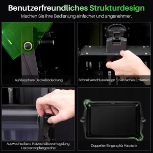 Drukarka 3D Phrozen ELEGOO Saturn 4 MSLA Resin drukarka 3D LCD 10"12 K HD AI 6