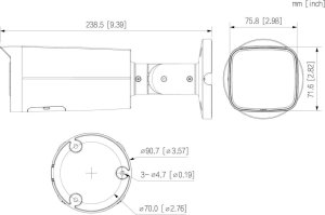 Kamera IP Dahua Technology KAMERA IP IPC-HFW2449T-ZAS-IL-27135 Smart Dual Light WizSense - 4Mpx 2.7... 13.5mm - MOTOZOOM DAHUA 7