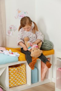 Zapf BABY born Singing Teddy niemiecki, Cuddly Toy 10