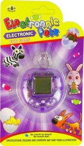 LeanToys Gra Elektroniczna Tamagotchi Zwierzątko Fioletowa LEAN Toys 3
