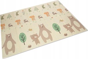 Bocioland BOCIOLAND BL124-SKŁADANA MATA             KONTRASTOWA 150X200CM MAŁY MIŚ 4