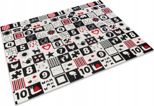 Bocioland BOCIOLAND BL124-SKŁADANA MATA             KONTRASTOWA 150X200CM MAŁY MIŚ 5