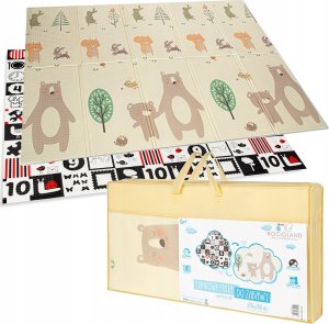 Bocioland BOCIOLAND BL124-SKŁADANA MATA             KONTRASTOWA 150X200CM MAŁY MIŚ 6