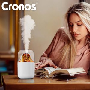 Nawilżacz powietrza Cronos Nawilżacz powietrza Cronos Y10 Biały z efektem ognia RGB z funkcją aromaterapii 4