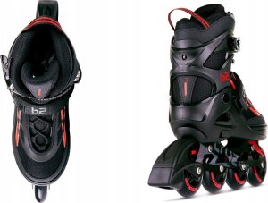 Rolki Movino Cruzer B2 rekreacyjne regulowane czarne r. 30-33 2