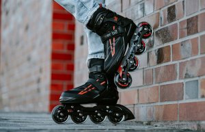 Rolki Movino Cruzer B2 rekreacyjne regulowane czarne r. 30-33 6