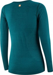 Brubeck LS1415W Koszulka damska z długim rękawem OUTDOOR WOOL PRO zielony M - GÓRY 13 3