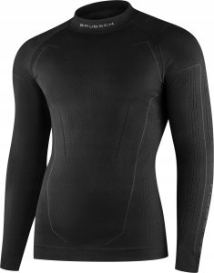 Brubeck LS1654M Bluza męska COOLER czarny S 1