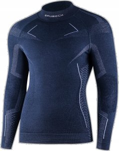 Brubeck LS1666M Bluza męska EXTREME MERINO granatowy S 1