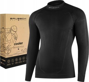 Brubeck LS1654M Bluza męska COOLER czarny XL 1