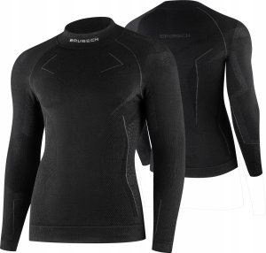 Brubeck LS1666M Bluza męska EXTREME MERINO czarny S 1